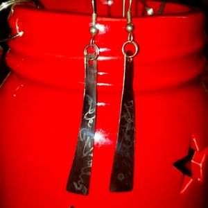 Handcrafted silver earrings